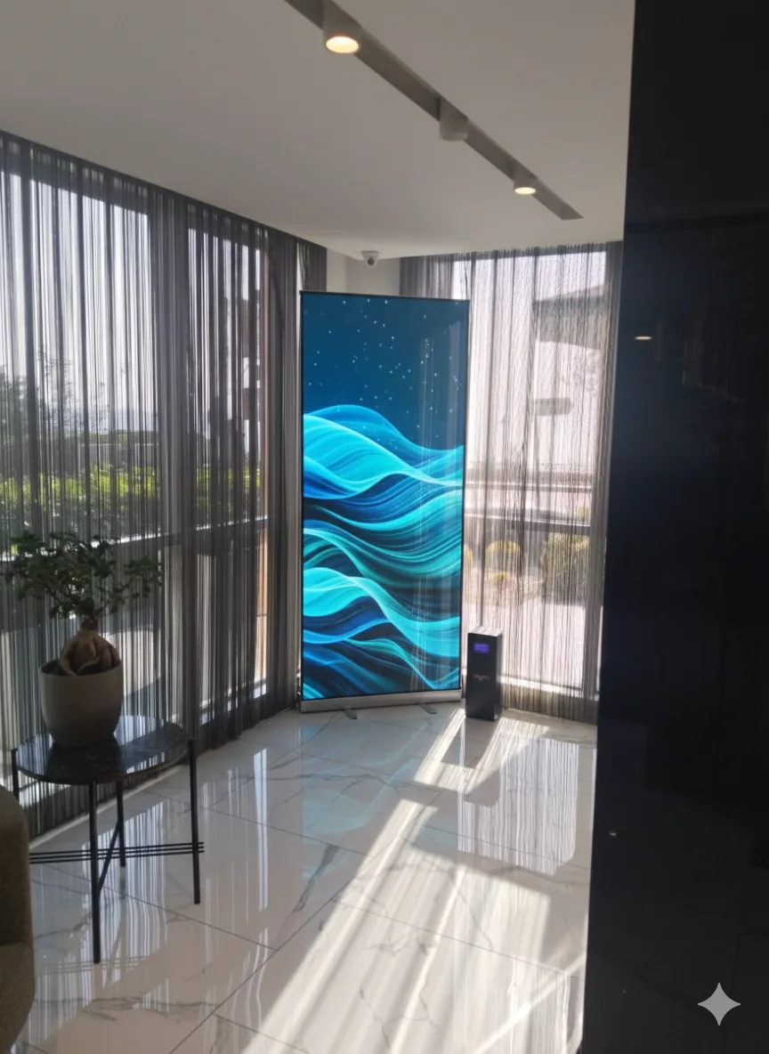 Poster LED Ekran uygulama konsepti